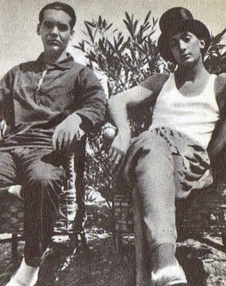 Federico Lorca y Salvador Dali