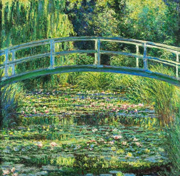 Los nenúfares impresionistas de Monet en primavera