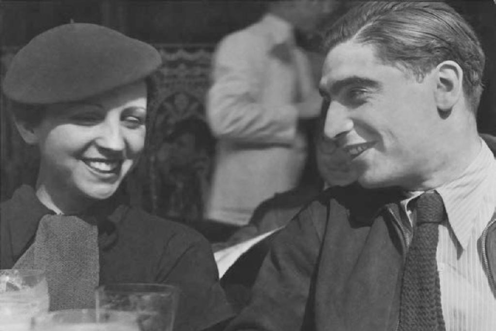 Gerta Pohorylle y Robert Capa