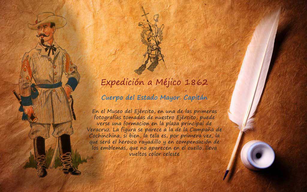 La expedición a México de 1862. Cuerpo del Estado Mayor
