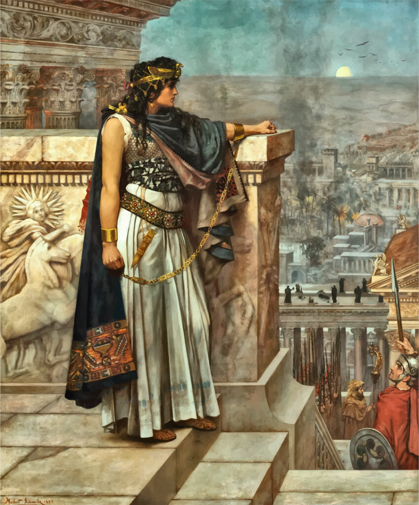 Zenobia viendo Palmira destruída