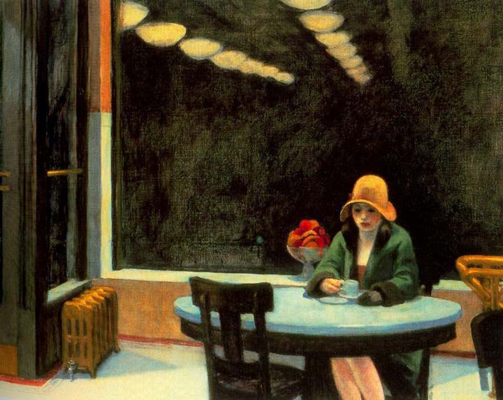 Automat triste vida siglo XX (Hopper)