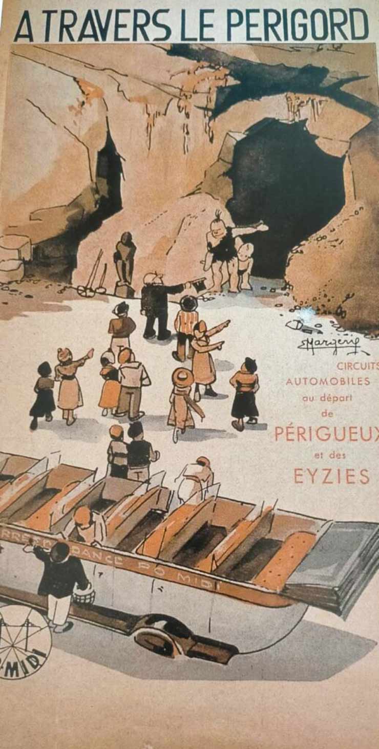 Guia para las cuevas prehistoricas de perigord años 20 del siglo XX