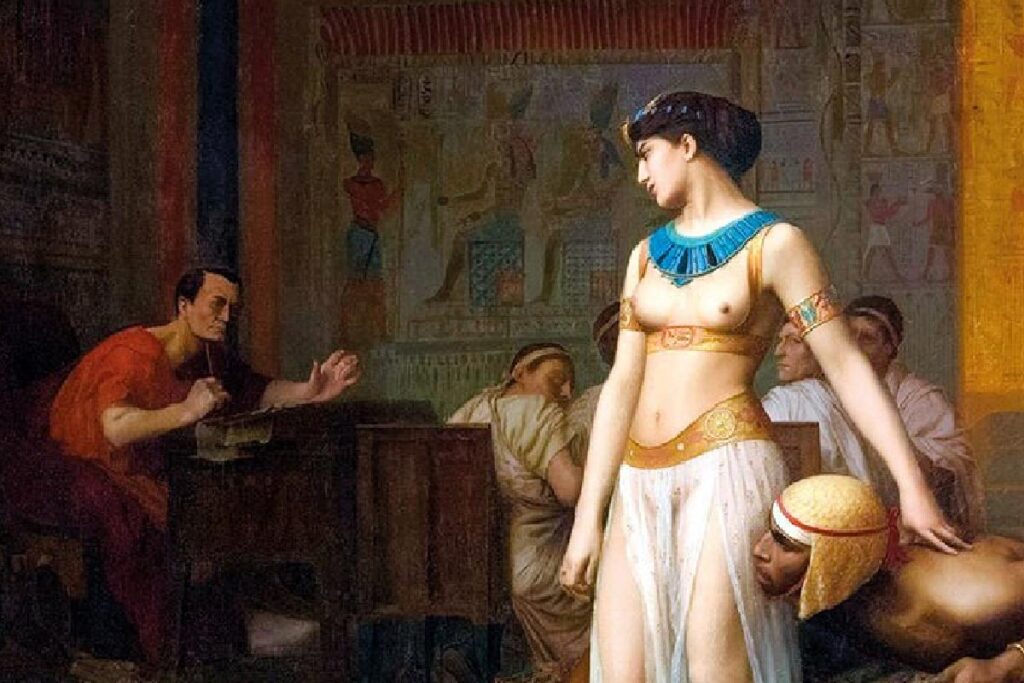 Julio Cesar y Cleopatra era homosexual