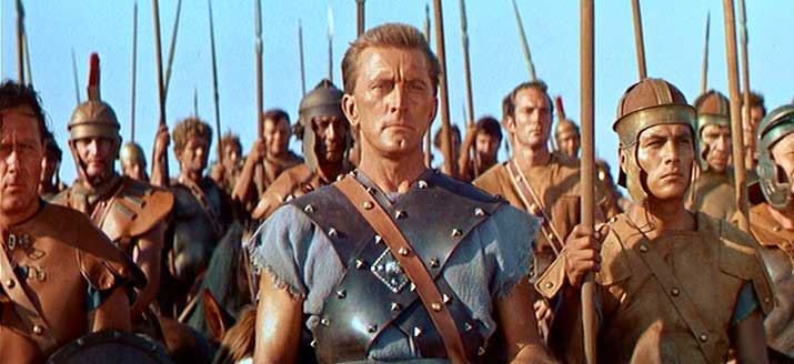 «Espartaco» (1960), ninguno delata a su líder